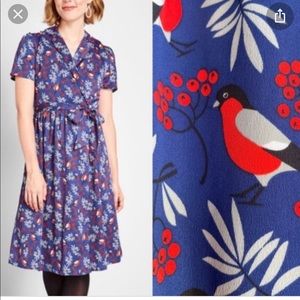 Modcloth Tied & Timeless wrap dress. BNWOT, never worn.